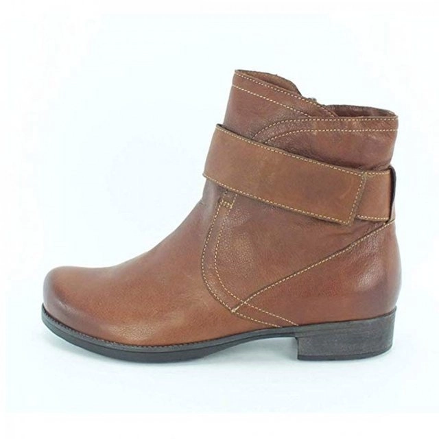 Think! »Leder Stiefelette« Stiefel Cognac