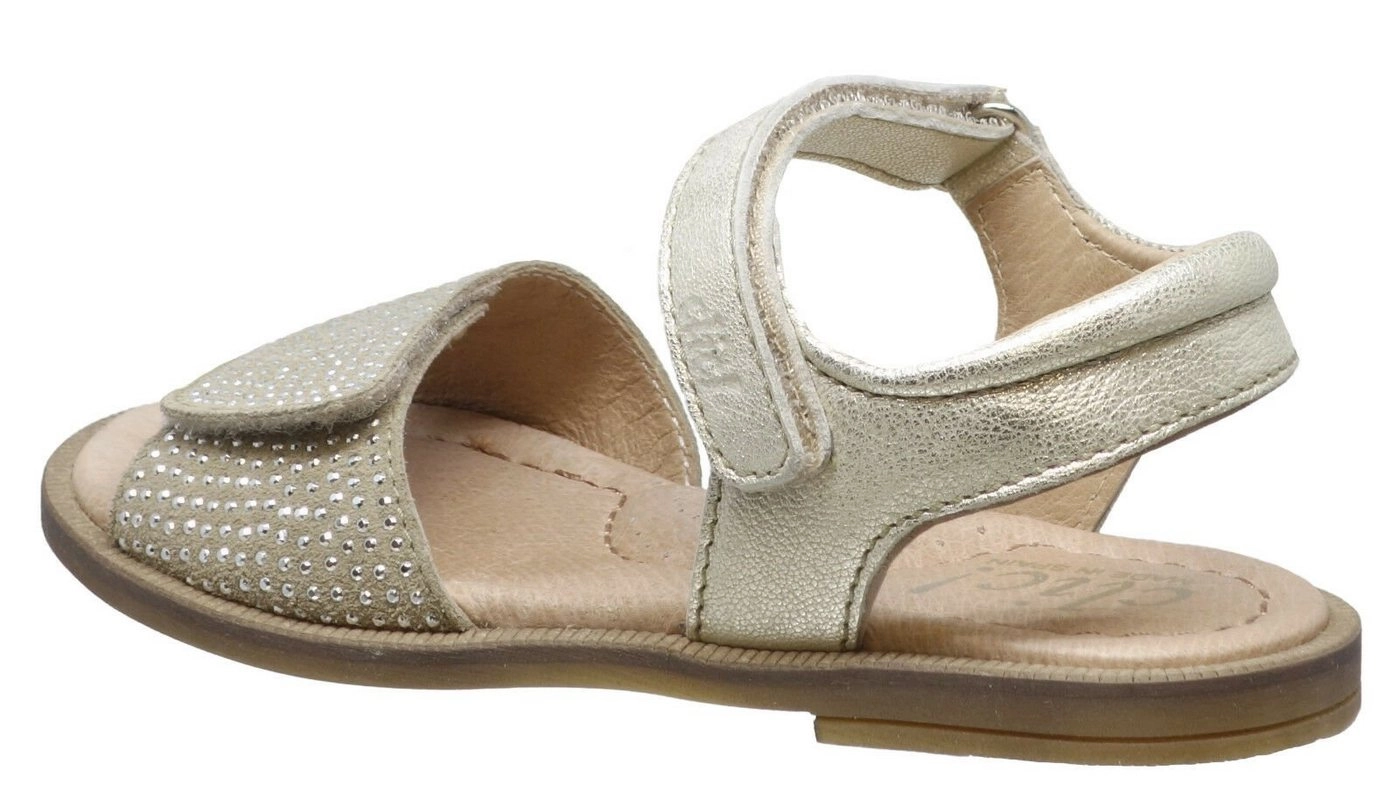 Clic »Clic! 8984 Sandalen aus Leder für Mädchen mit Straßsteinchen beige« Sandalette