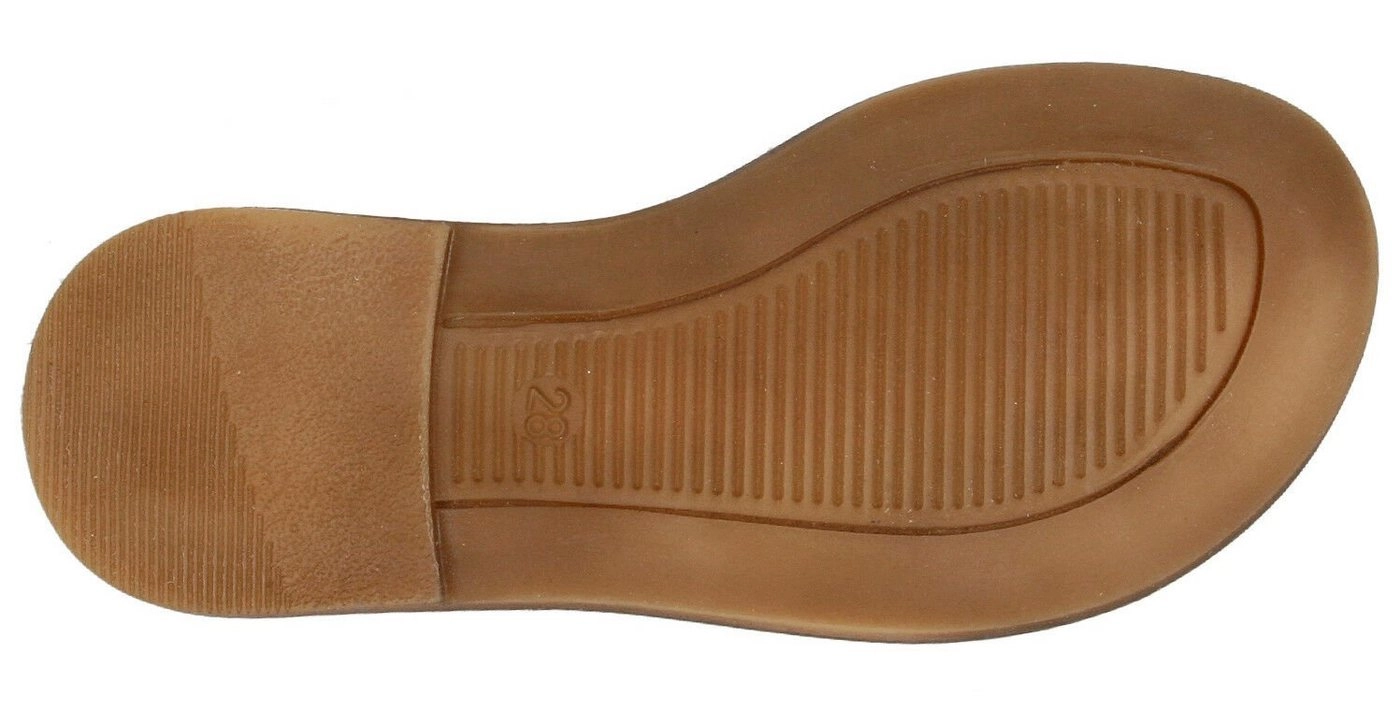 Clic »Clic! 8984 Sandalen aus Leder für Mädchen mit Straßsteinchen beige« Sandalette