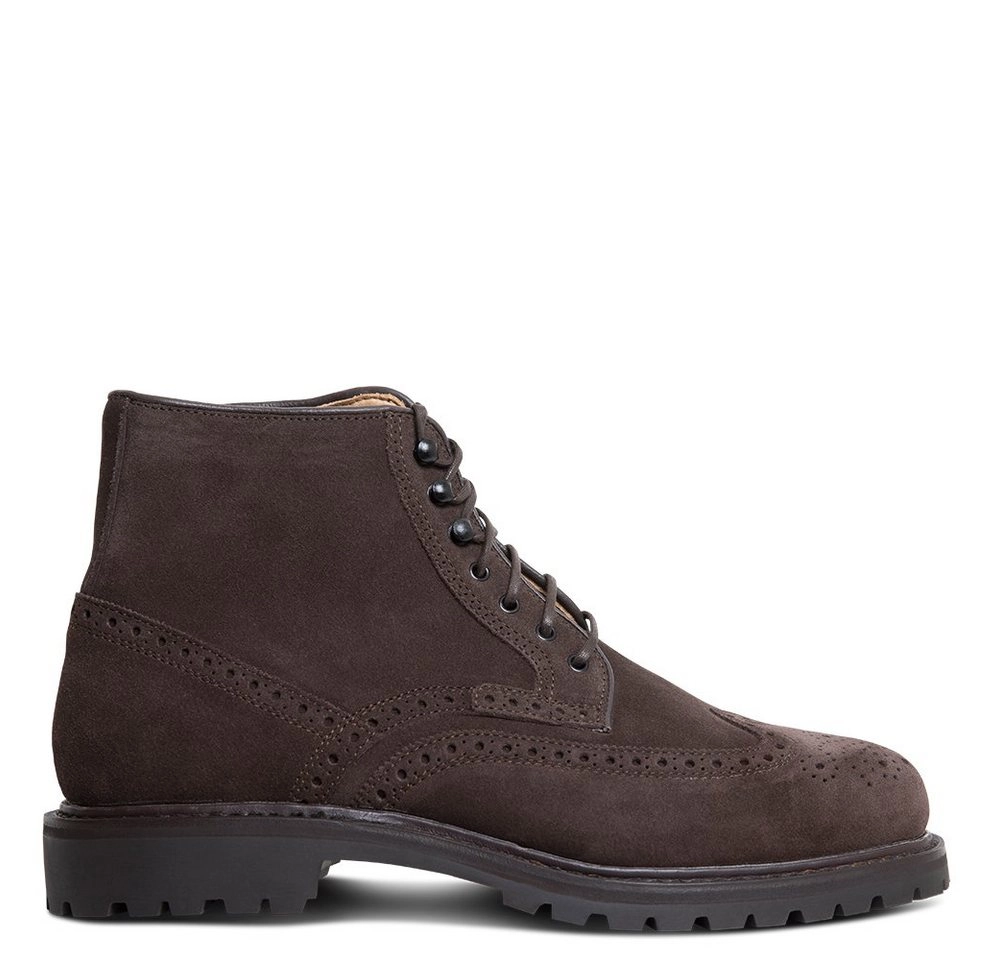 lászló Budapest »Peter Rahmengenähter Full-Brogue Derby Boot« Schnürstiefelette handgefertigt in eigener Manufaktur