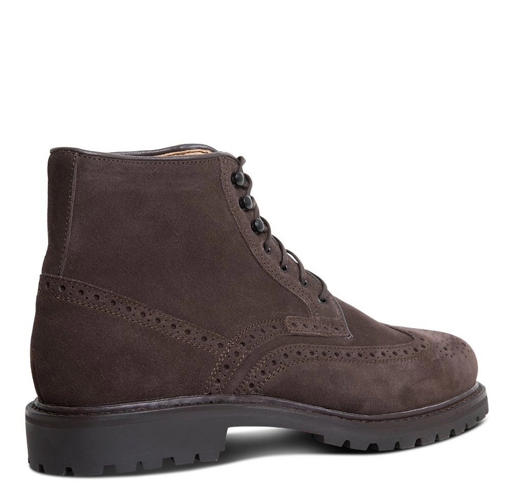 lászló Budapest »Peter Rahmengenähter Full-Brogue Derby Boot« Schnürstiefelette handgefertigt in eigener Manufaktur