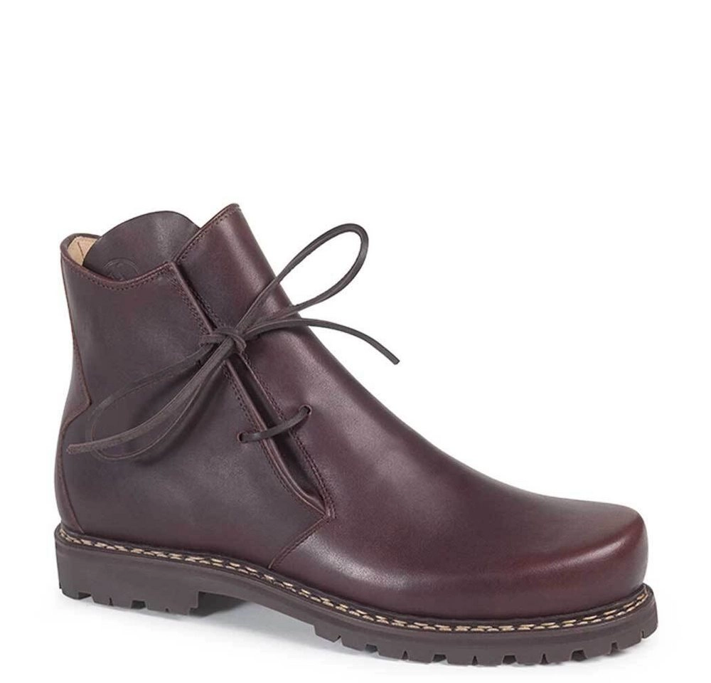 Original Haferl »Gustl Zwiegenähter Boot« Schnürstiefelette von Hand gefertigt in eigener Manufaktur