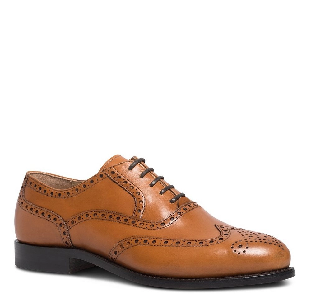 lászló Budapest »Edward Rahmengenähter Full-Brogue Oxford« Schnürschuh handgefertigt in eigener Manufaktur