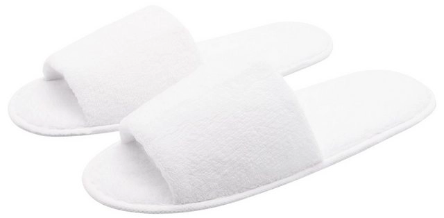 ZOLLNER Pantoffel (10-tlg) Universalgröße, 100% Polyester, vom Hotelwäschespezialisten