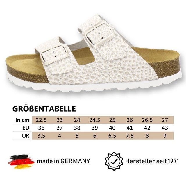 AFS-Schuhe »2100« Pantolette für Damen aus Leder mit Fussbett, Made in Germany