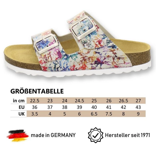 AFS-Schuhe »2100« Pantolette für Damen aus Leder mit Fussbett, Made in Germany