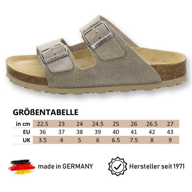 AFS-Schuhe »2100« Pantolette für Damen aus Leder mit Fussbett, Made in Germany