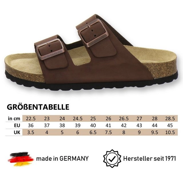AFS-Schuhe »2100« Pantolette für Damen aus Leder mit Fussbett, Made in Germany