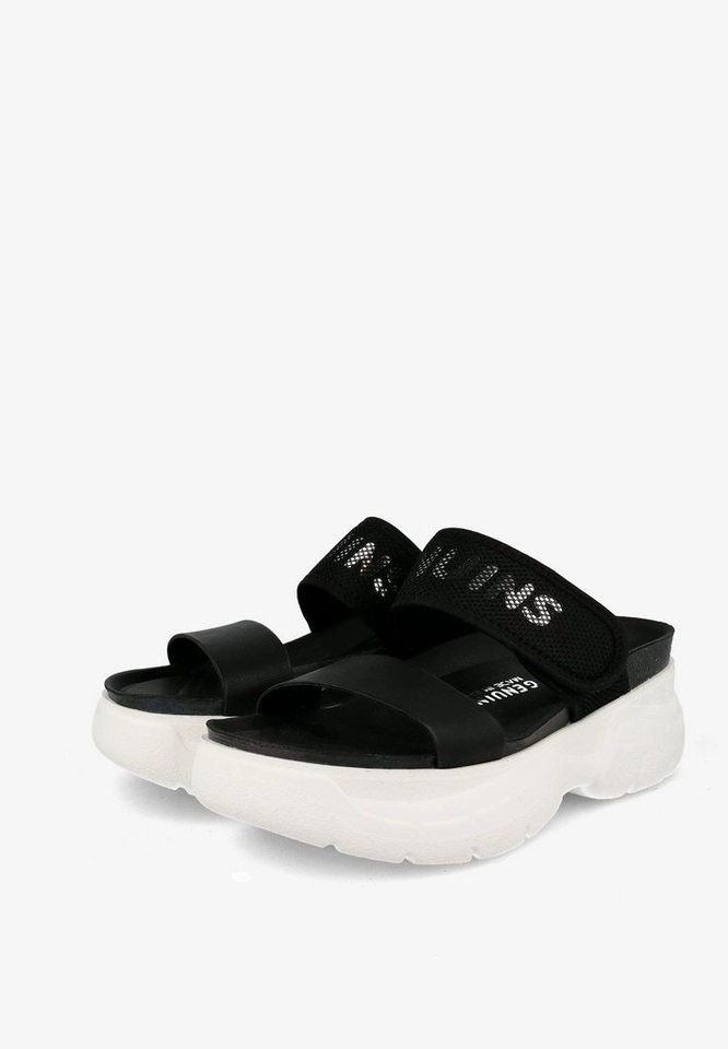 GENUINS »Foxy Capsule 90s Black&White« Pantolette