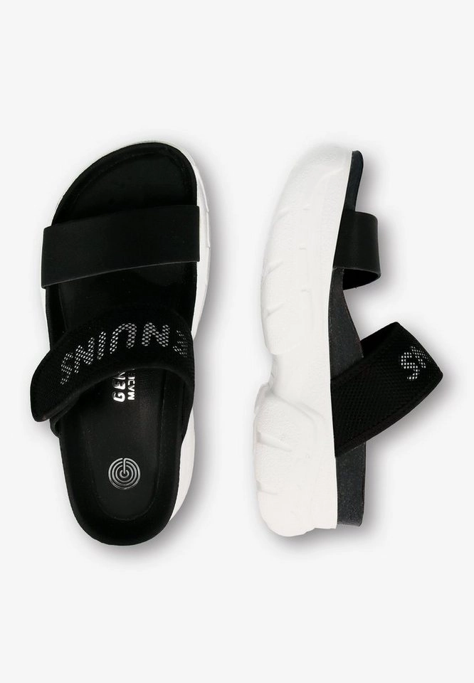GENUINS »Foxy Capsule 90s Black&White« Pantolette