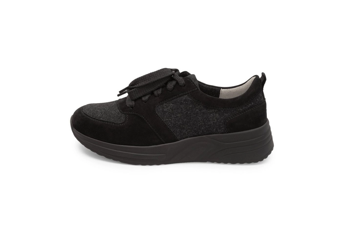 vitaform »Damen Sneakers Wolle« Sneaker Damensneaker Samt Wollfilz - Sneaker mit weicher Sohle aus recycelter Wolle und Ziegen - Leder Freizeitschuh mit bequemer Passform und austauschbarem Luftpolster Bett