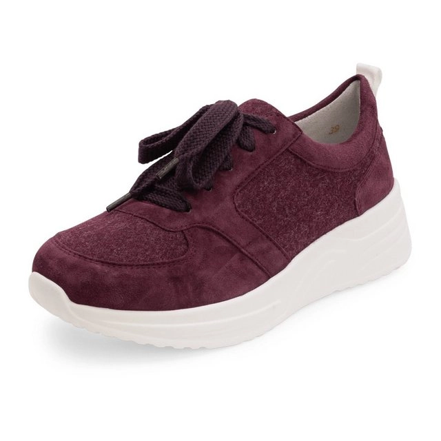 vitaform »Damen Sneakers Wolle« Sneaker Damensneaker Samt Wollfilz - Sneaker mit weicher Sohle aus recycelter Wolle und Ziegen - Leder Freizeitschuh mit bequemer Passform und austauschbarem Luftpolster Bett