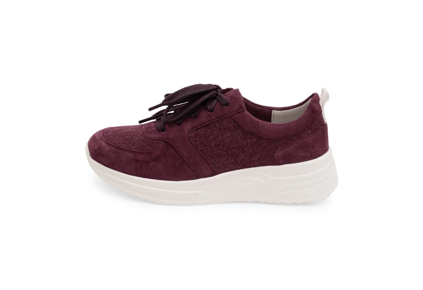 vitaform »Damen Sneakers Wolle« Sneaker Damensneaker Samt Wollfilz - Sneaker mit weicher Sohle aus recycelter Wolle und Ziegen - Leder Freizeitschuh mit bequemer Passform und austauschbarem Luftpolster Bett