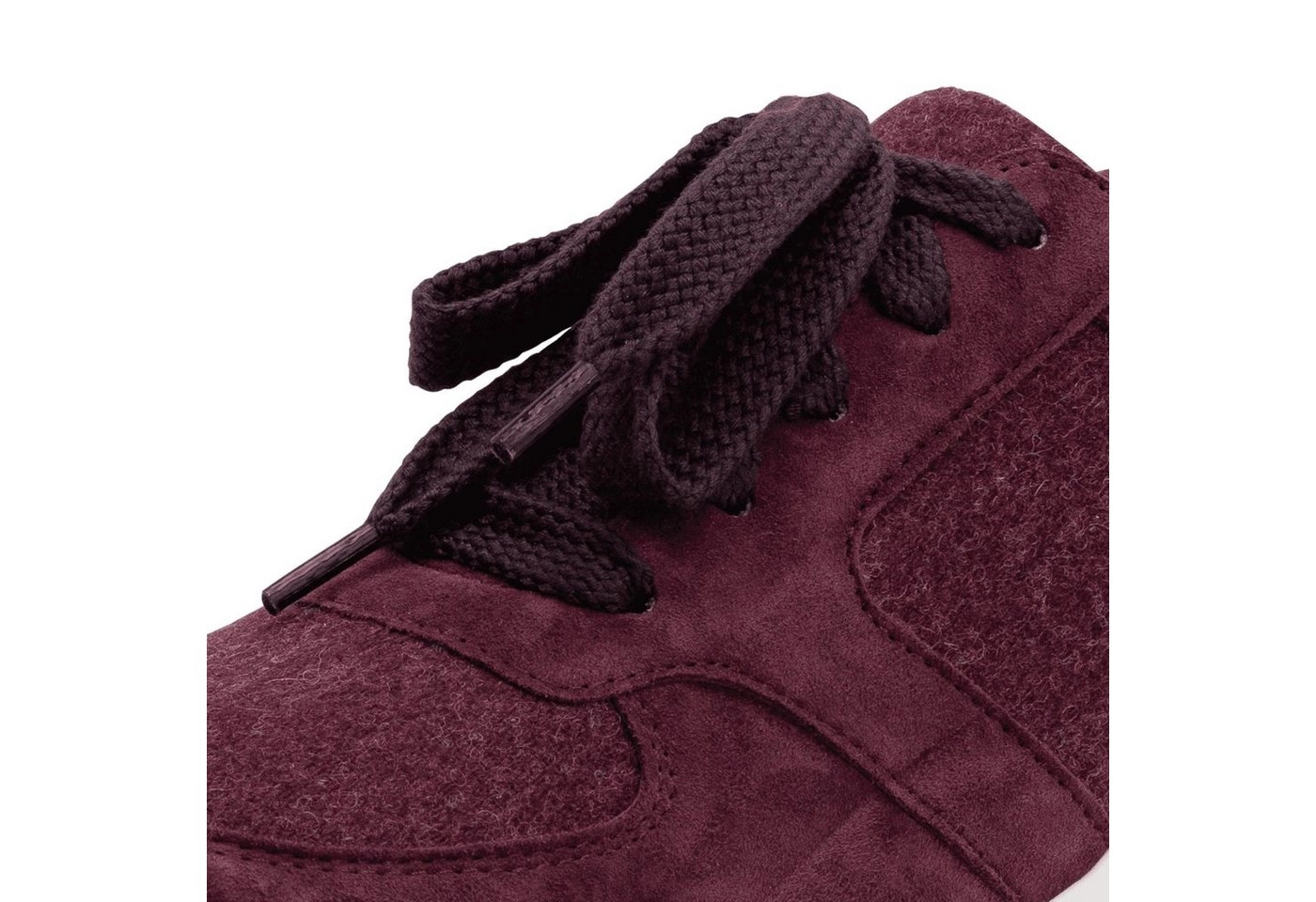 vitaform »Damen Sneakers Wolle« Sneaker Damensneaker Samt Wollfilz - Sneaker mit weicher Sohle aus recycelter Wolle und Ziegen - Leder Freizeitschuh mit bequemer Passform und austauschbarem Luftpolster Bett