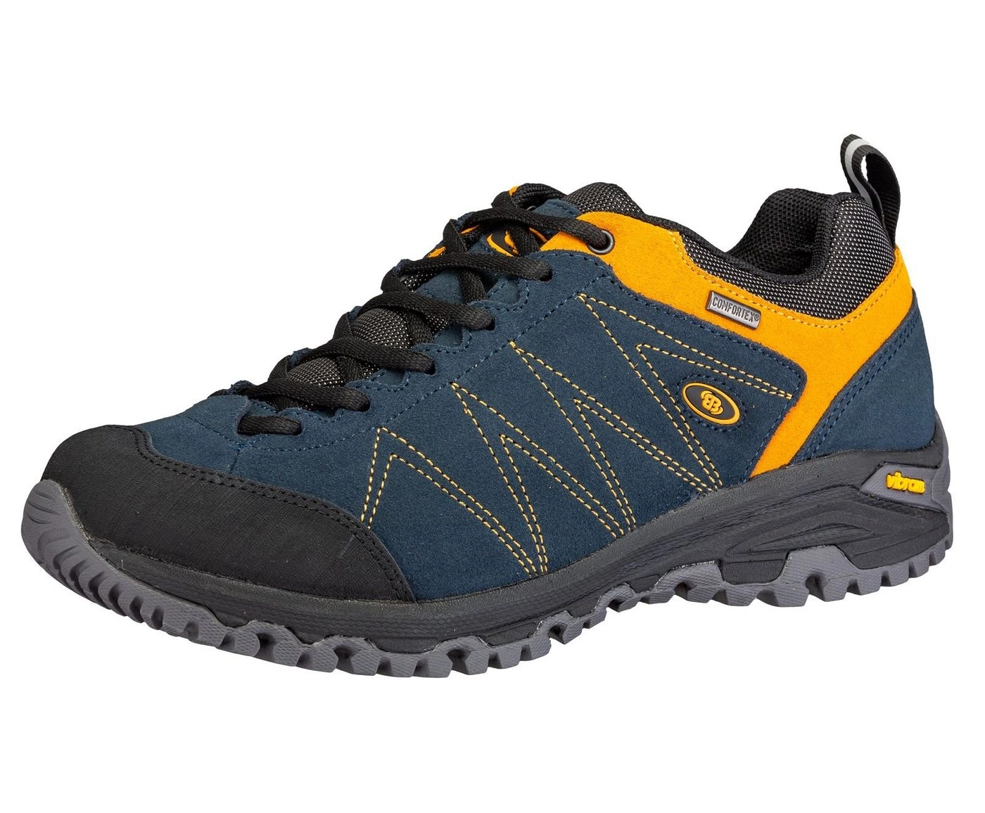 BRÜTTING »Brütting Herren Sport- und Outdoorschuh MOUNT KAPELA LOW 211300 blau/schwarz/orange« Outdoorschuh