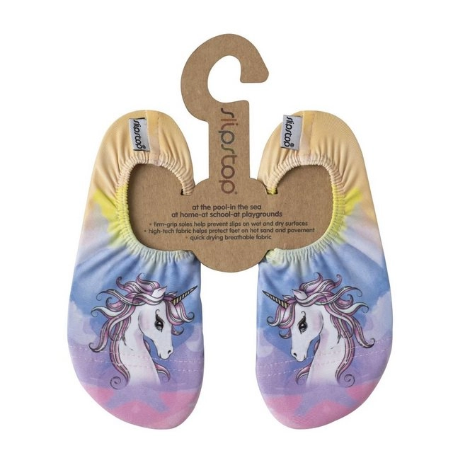 Slipstop »Slipstop Royal Einhorn Rutschfeste Mädchen Badeschuhe LSF 50+ Schwimmen« Hausschuh