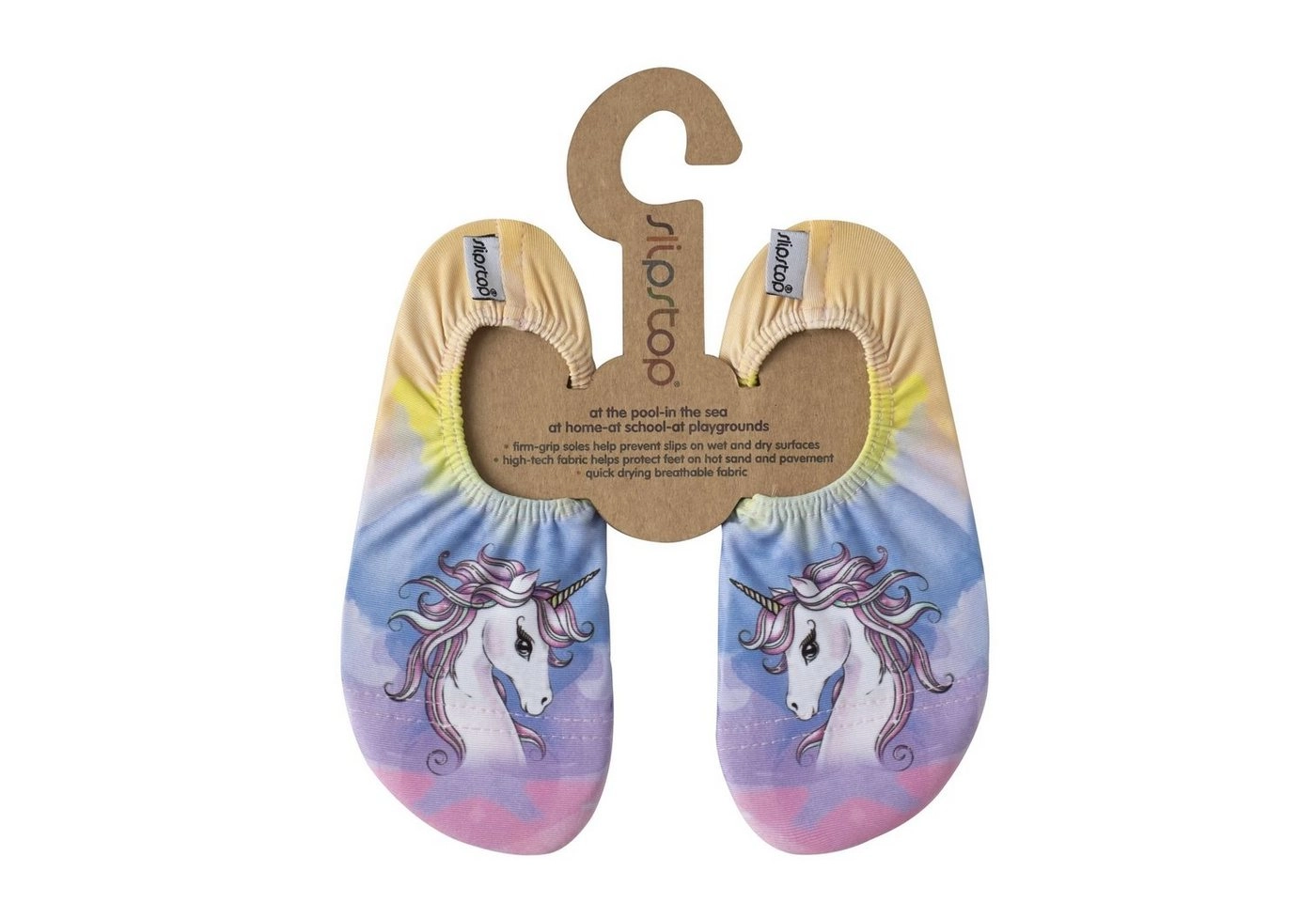 Slipstop »Slipstop Royal Einhorn Rutschfeste Mädchen Badeschuhe LSF 50+ Schwimmen« Hausschuh