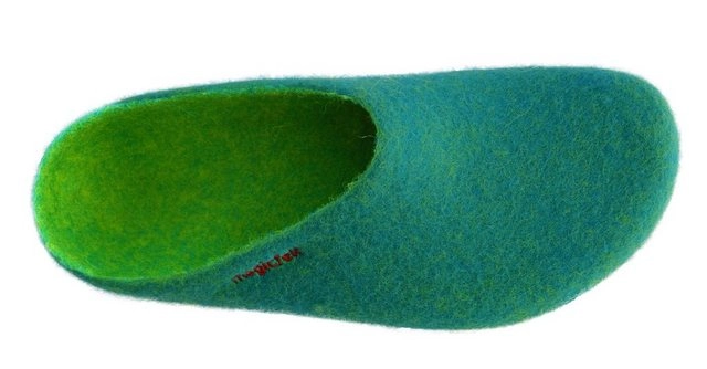 Magic Felt »magicfelt Wollfilz-Pantoffel smaragd Gr. 36 - 42 709 4839« Hausschuh