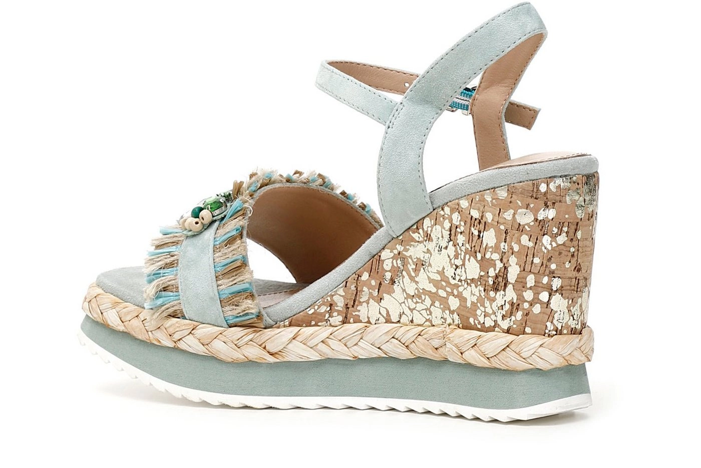 Cafe Noir »Cafe Noir Sandale HA5130« Keilsandalette