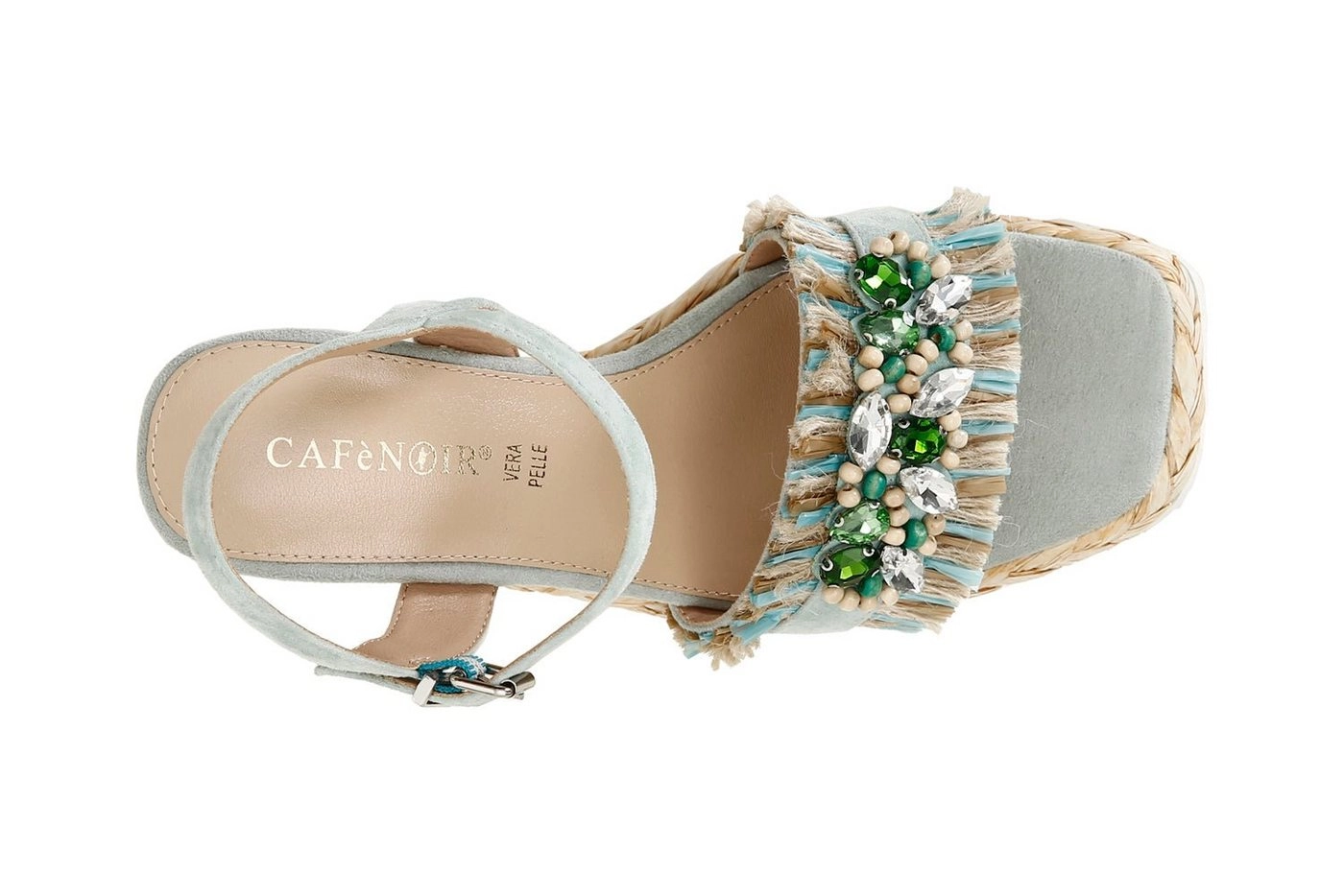Cafe Noir »Cafe Noir Sandale HA5130« Keilsandalette