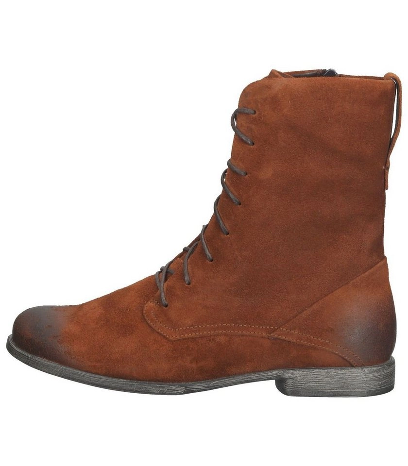 Think! »Stiefelette Veloursleder« Schnürstiefelette