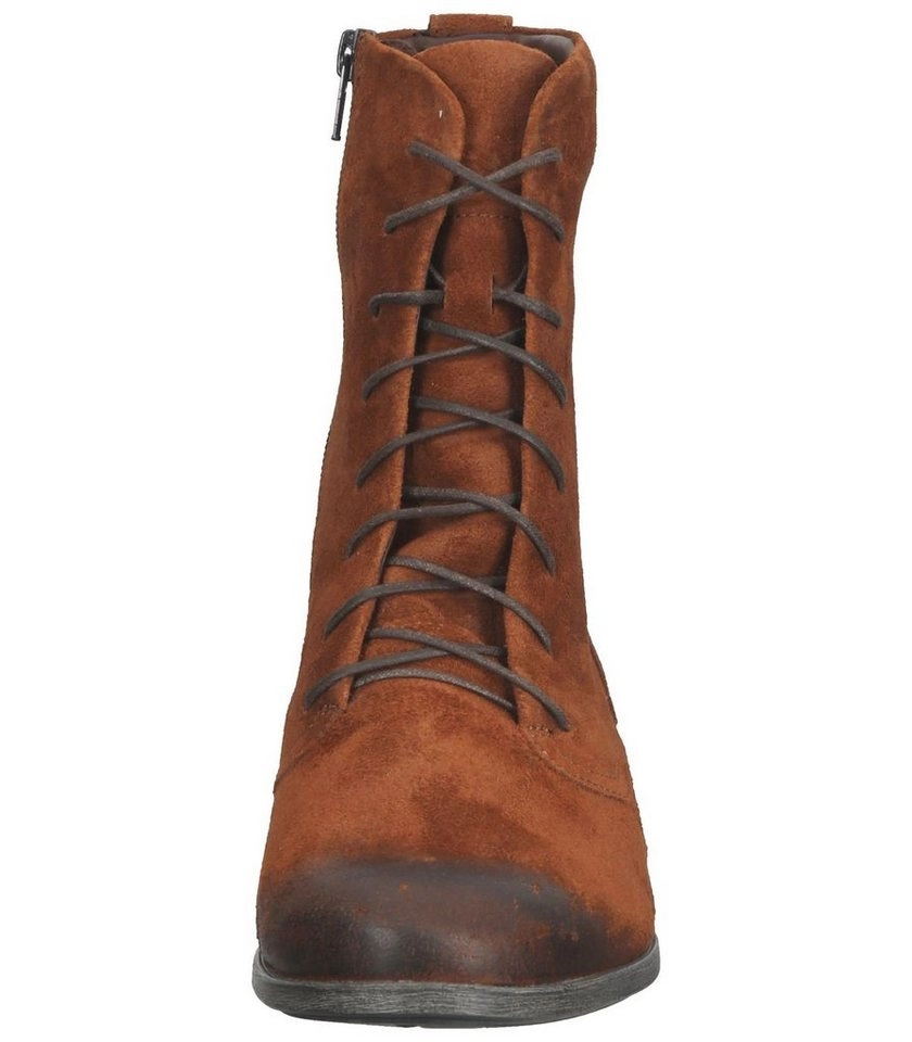 Think! »Stiefelette Veloursleder« Schnürstiefelette
