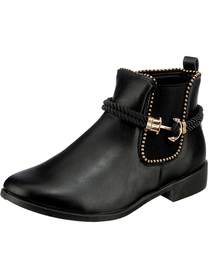 Inselhauptstadt »Insel Chelsea mit Kordel-/Ankerdetail« Chelseaboots