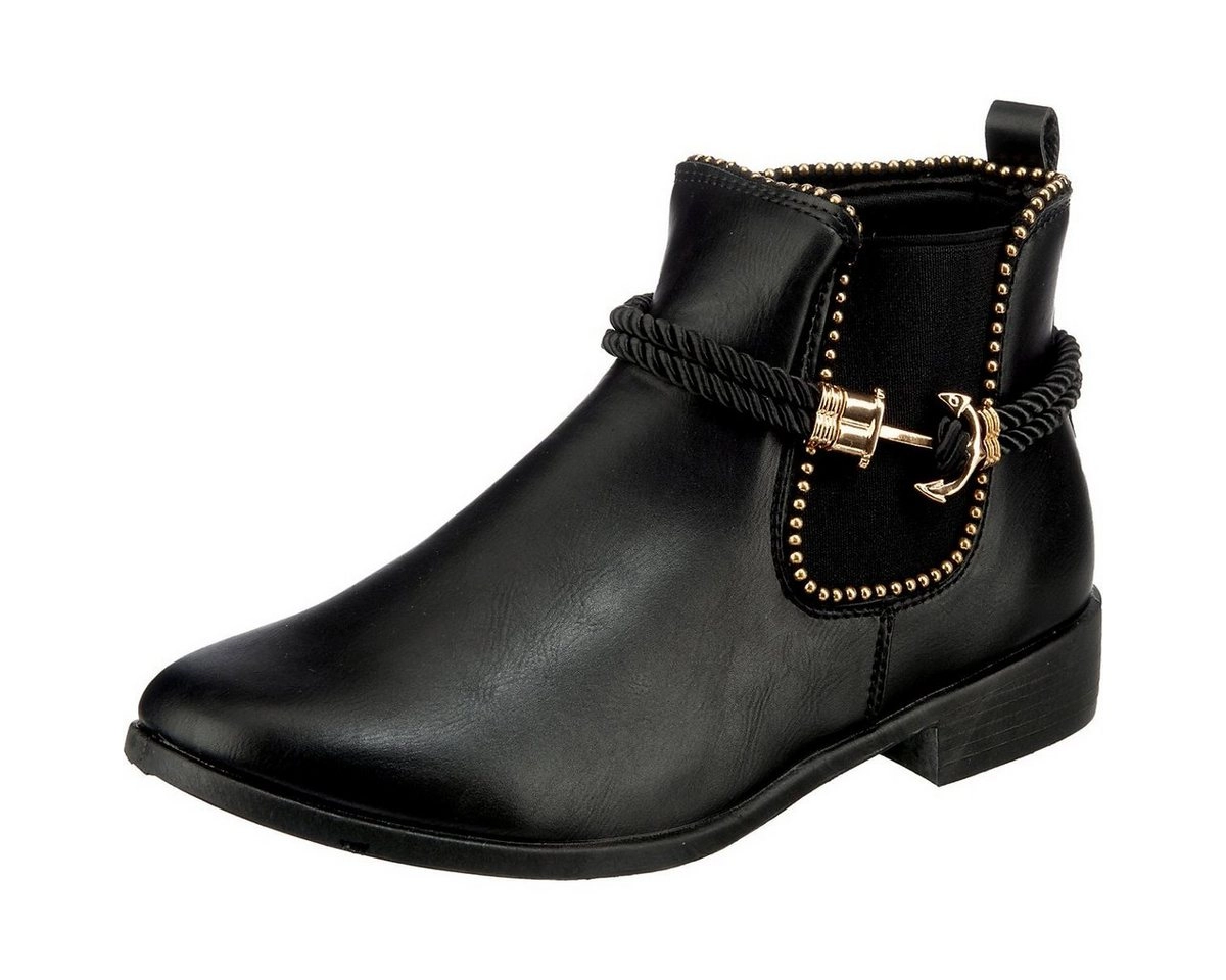 Inselhauptstadt »Insel Chelsea mit Kordel-/Ankerdetail« Chelseaboots