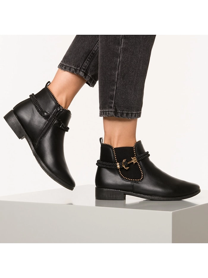 Inselhauptstadt »Insel Chelsea mit Kordel-/Ankerdetail« Chelseaboots