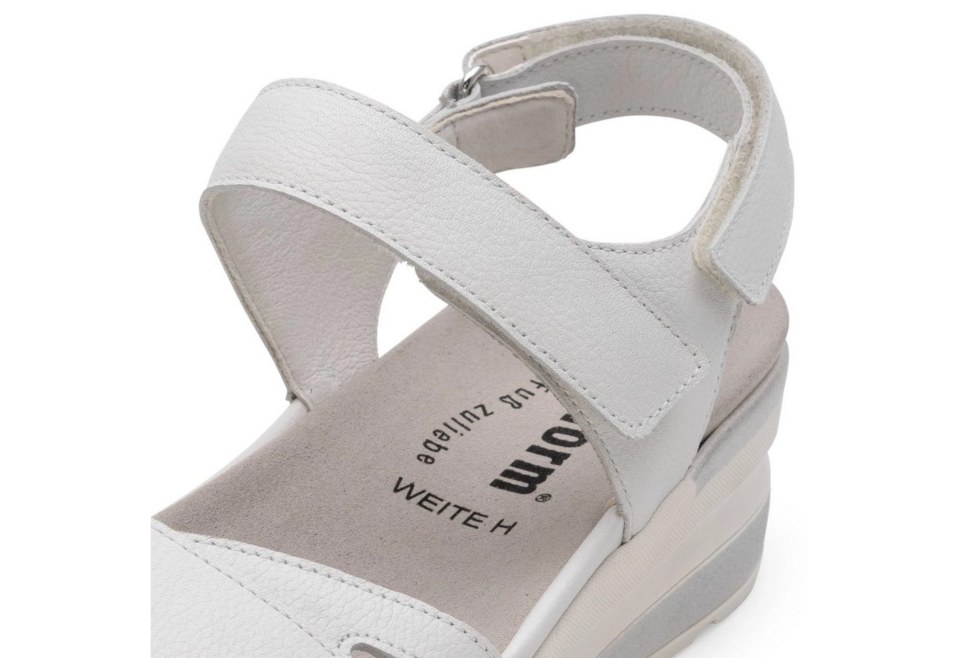 vitaform »Damen Sandalette Leder« Sandalette Damen Sandaletten mit Absatz - Sandalen Damen Klettverschluss - Sommerschuh Damen mit Keilabsatz - Damenschuhe Sandaletten Leder in verschiedenen Farben und Größen