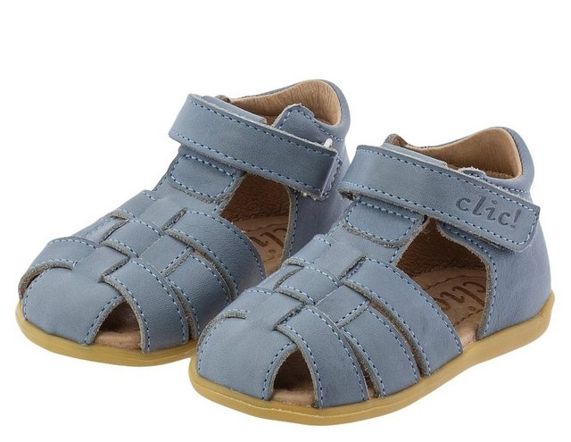 Clic »Clic Sandalen Jungen Lauflernschuhe Leder Blau 9737« Sandalette