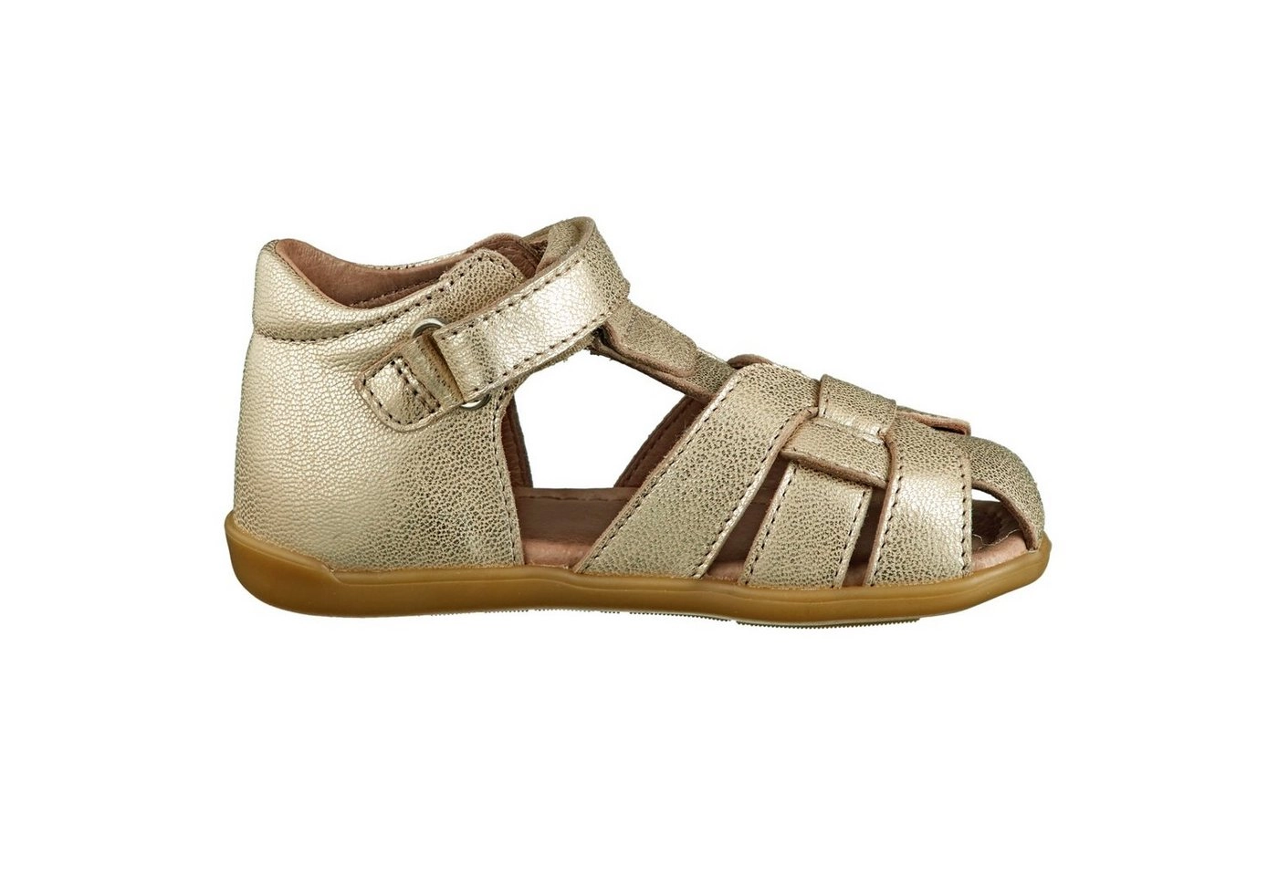 Clic »Clic Sandalen Mädchen Lauflernschuhe Leder Gold 20313« Sandalette