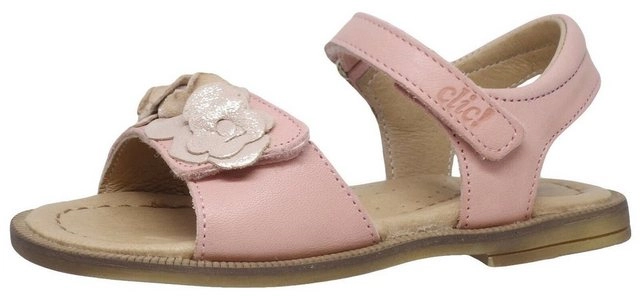Clic »Clic! 8791 leder Sandalen für Mädchen Blumen in Rosa« Sandalette