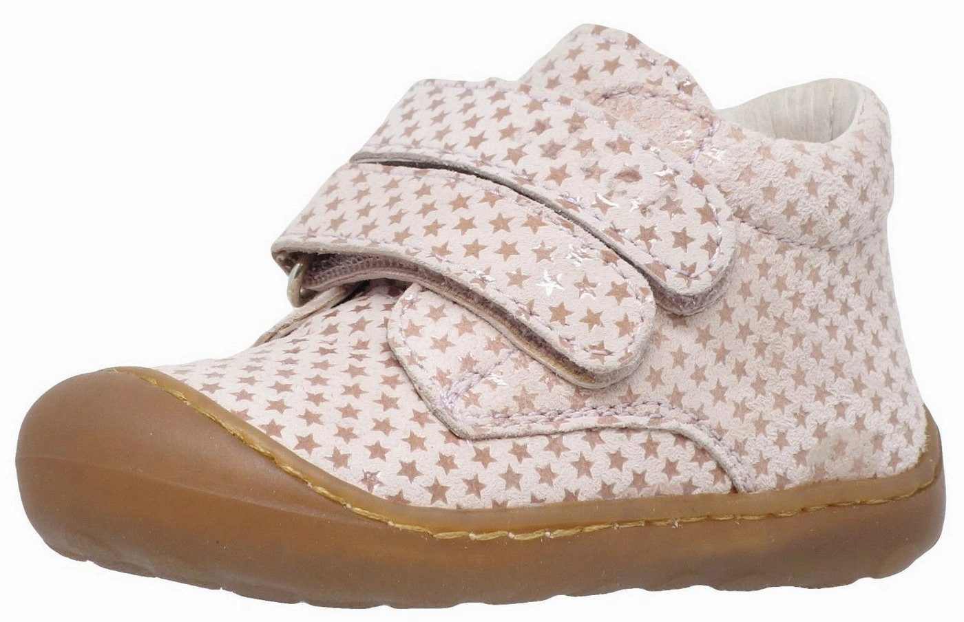 Clic »Clic! 9294 Leder Lauflernschuhe für Mädchen mit Sternen in Rosa« Sneaker