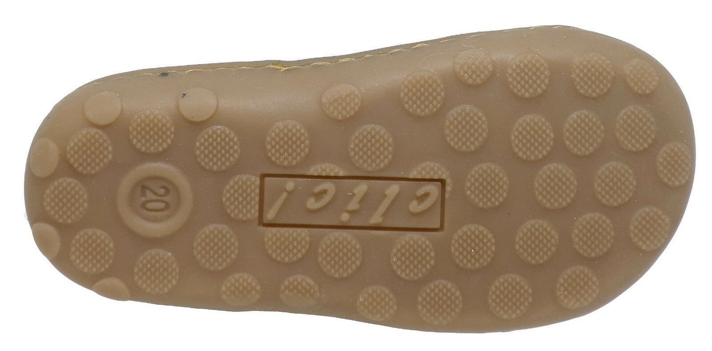 Clic »Clic! 9294 Leder Lauflernschuhe für Mädchen mit Sternen in Rosa« Sneaker