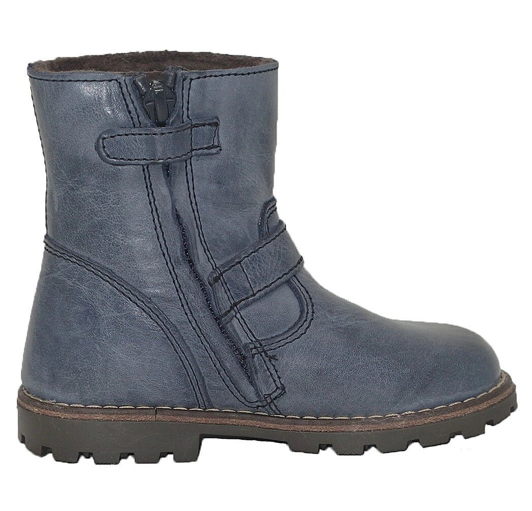 Clic »Clic! 8413 Boots Stiefeletten Stiefel Leder Lammwolle Schuhe« Schnürstiefelette