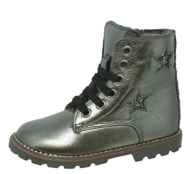 Clic »Clic 9898 Stiefeletten Boots Leder Lammfell« Schnürstiefelette