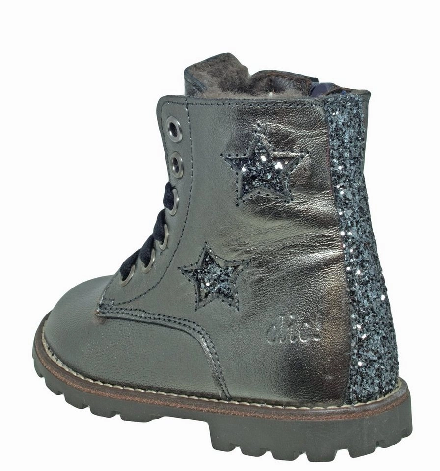 Clic »Clic 9898 Stiefeletten Boots Leder Lammfell« Schnürstiefelette