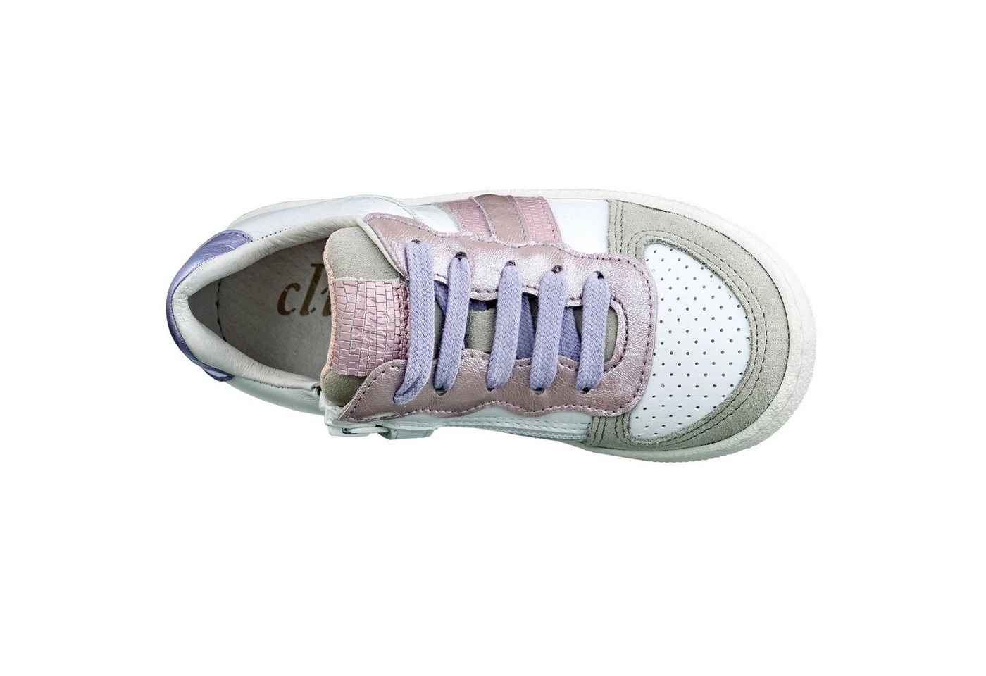 Clic »Clic Sneakers High top Mädchen Leder weiß 20100« Sneaker