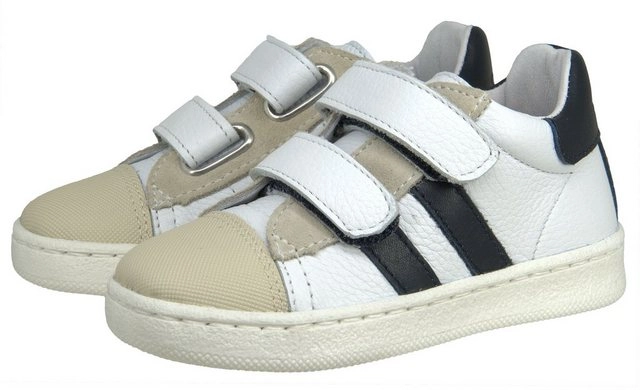 Clic »Clic Sneakers Halbschuh Schuhe Jungen Leder Weiß 9891« Schnürschuh