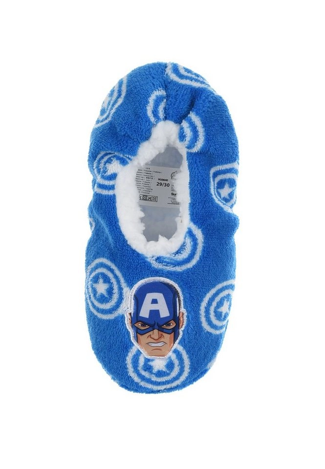 The AVENGERS »Captain America Kinder Jungen Winter Pantoffeln Hausschuhe« Plüsch Hausschuhe