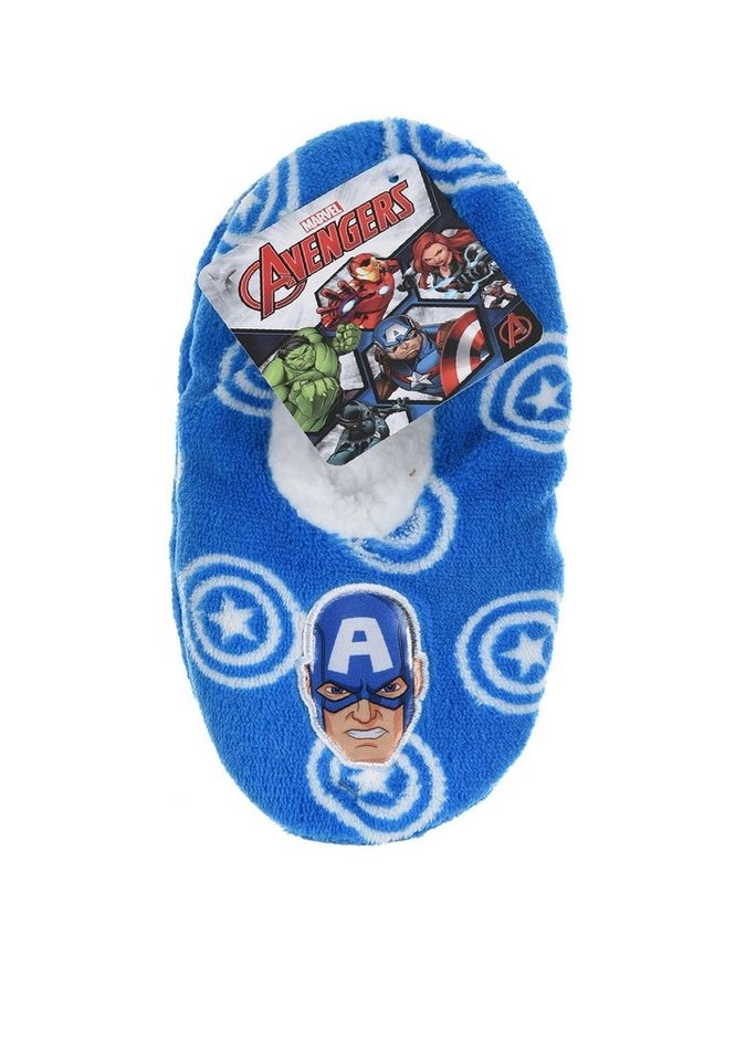 The AVENGERS »Captain America Kinder Jungen Winter Pantoffeln Hausschuhe« Plüsch Hausschuhe