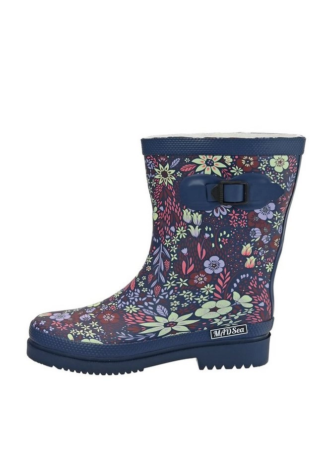 MADSea »Flower« Gummistiefel mit rutschfester Laufsohle und buntem Blumenprint