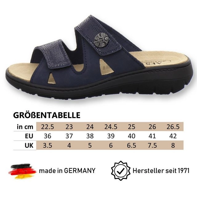 AFS-Schuhe »2808« Pantolette für Damen aus Leder mit Wechselfußbett, Made in Germany