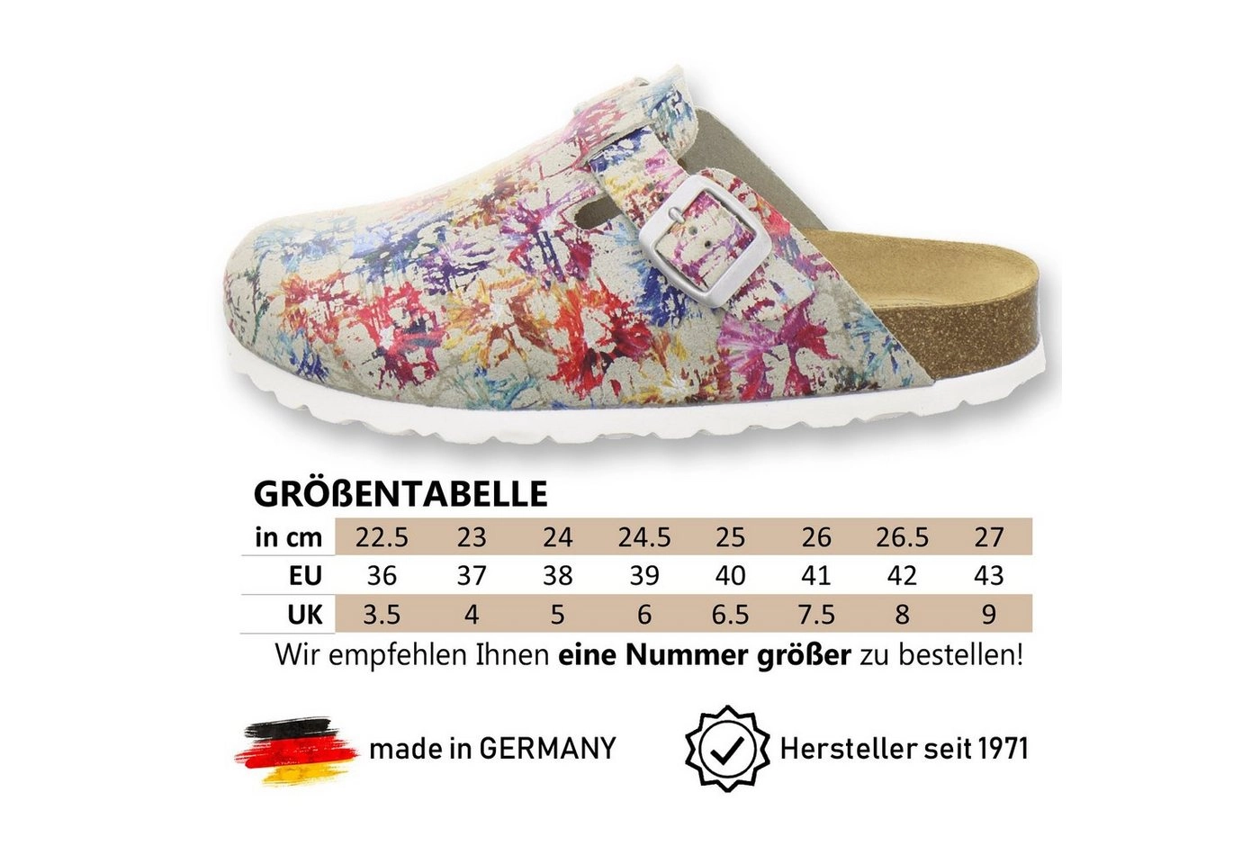 AFS-Schuhe »2900« Hausschuh für Damen aus Leder mit soft Fußbett, Made in Germany