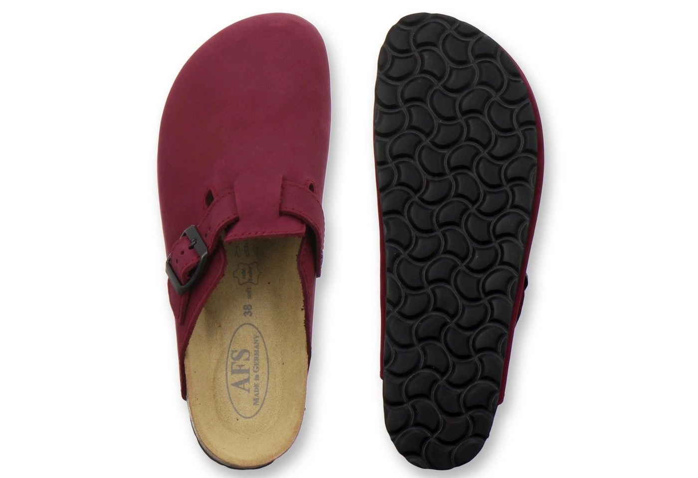 AFS-Schuhe »2900« Hausschuh für Damen aus Leder mit soft Fußbett, Made in Germany