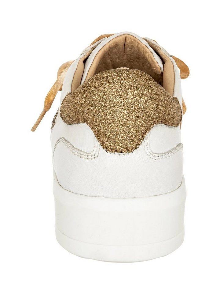 Maddox »Schuh DORLE NAPPA weiss gold« Sneaker