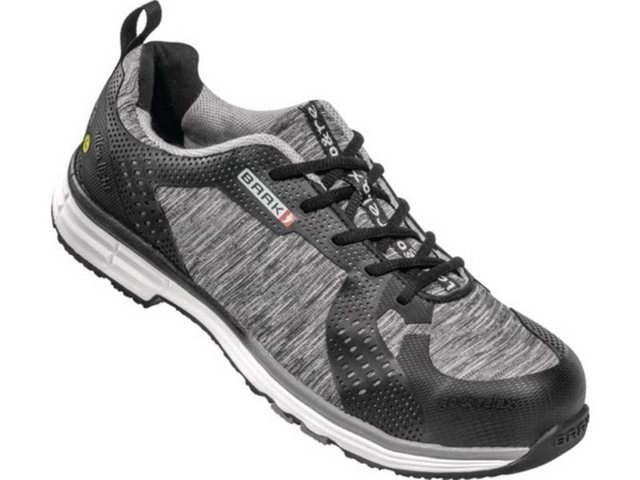Baak »Sicherheitsschuh Conner Gr.43 grau mell. Textilmaterial S1 SRC ESD EN20345 BAAK nach DIN EN ISO 20345 · S1 SRC ESD · Obermaterial: atmungsaktives Textilmaterial mit abriebfester CPU-Applikation · weiche Schaftpolsterung und klimaregulierendes Textil