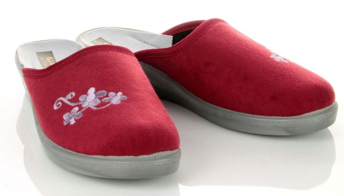 filsko »Damen Hausschuhe mit Blumenmuster Blau/Rot« Hausschuh