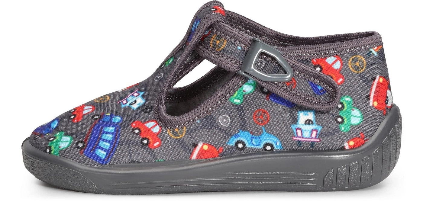 Ladeheid »Kinder Mädchen Jungen Hausschuhe LARW001 (Grau Maus, 26 EU)« Hausschuh